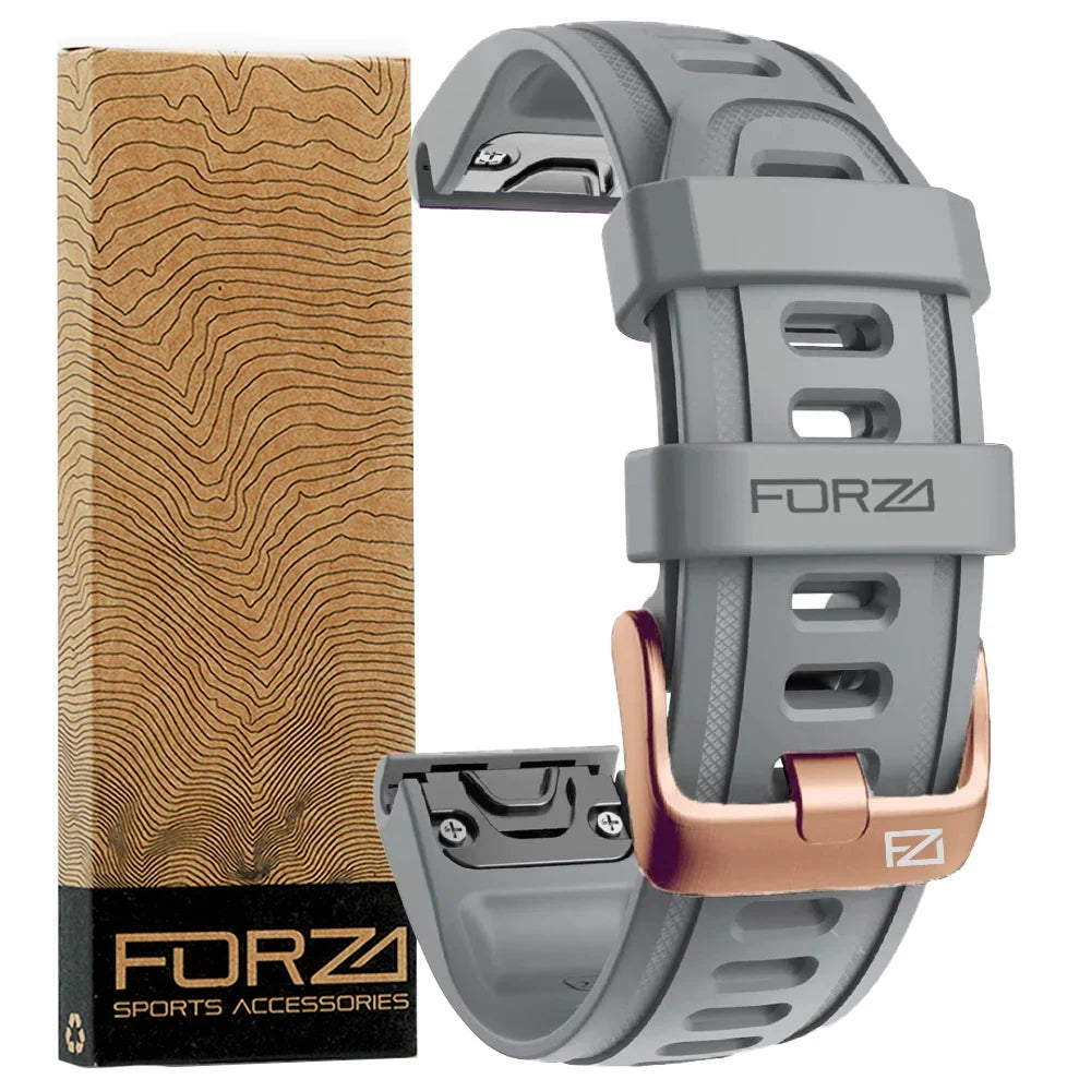 FORZA Elite 20mm Quick Release Strap with Rose Gold Buckle - Crayon (Gold Buckle)