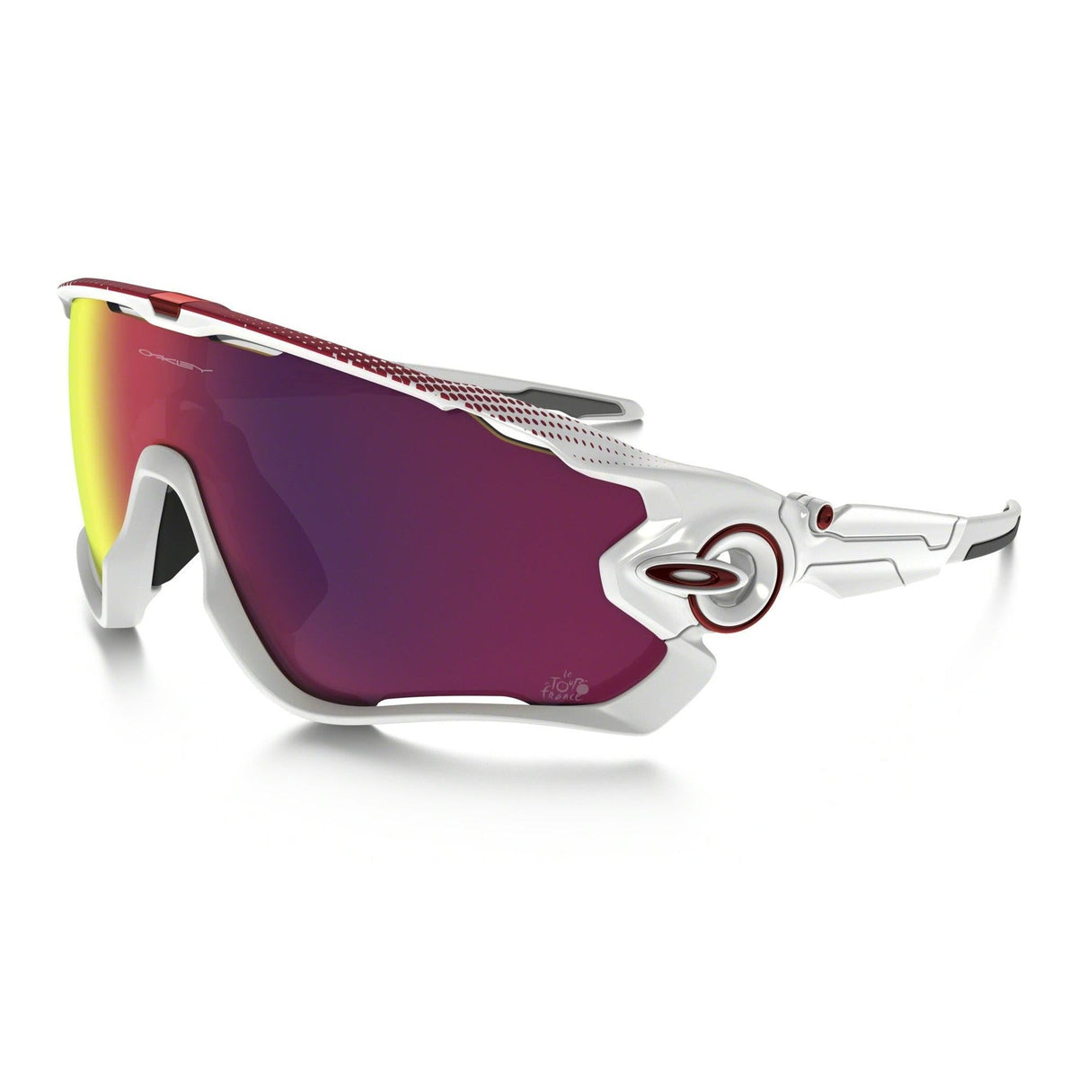 Oakley Jawbreaker - TDF Polished White w/ Prizm Road