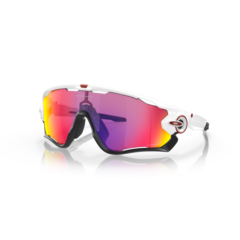 Oakley Jawbreaker - Polished White/Black w/ Prizm Road