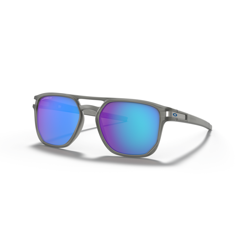 Oakley Latch Beta - Matte Grey w/ Prizm Sapphire Polarized
