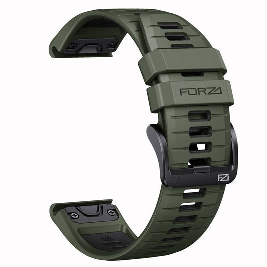 FORZA Elite 26mm EasyFit Two-Tone Watch Strap - Army/Black