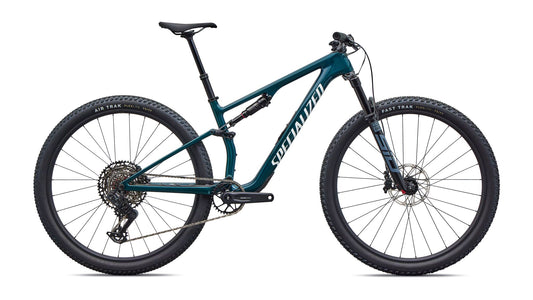 Epic 8 Comp - SRAM S-1000 AXS, RockShox Select - Gloss Emerald Metallic / White
