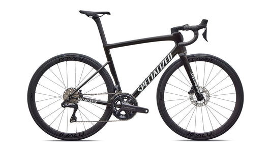 Tarmac SL8 Expert - Shimano Ultegra Di2 - Gloss Obsidian Metallic / 25% Cqv Reflex Super Red Pearl Over White