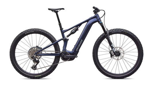 Turbo Levo R Comp Alloy - Satin Metallic Deep Marine / Shadow Silver