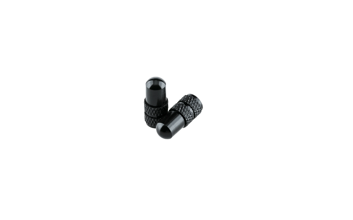 Deity Valve Caps - Black