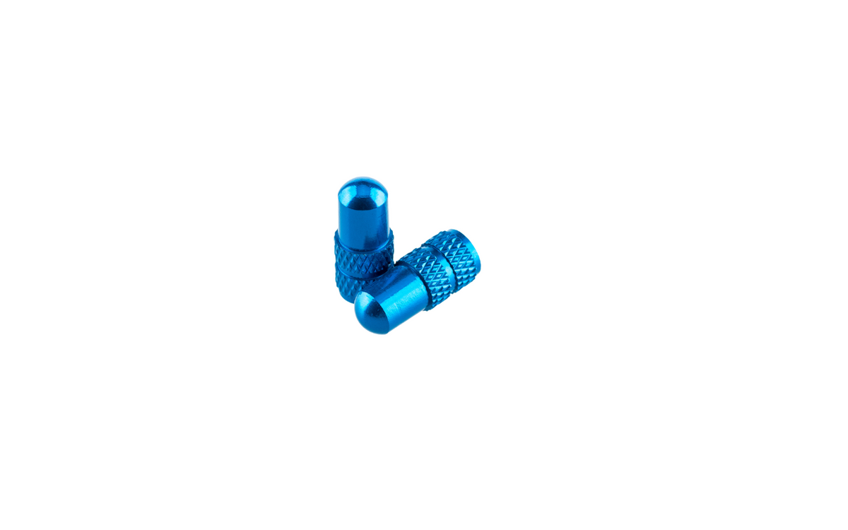 Deity Valve Caps - Blue