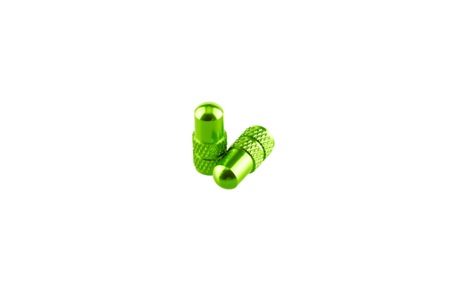 Deity Valve Caps - Green