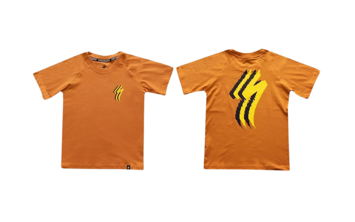 Kids Raglan Tee - Orange